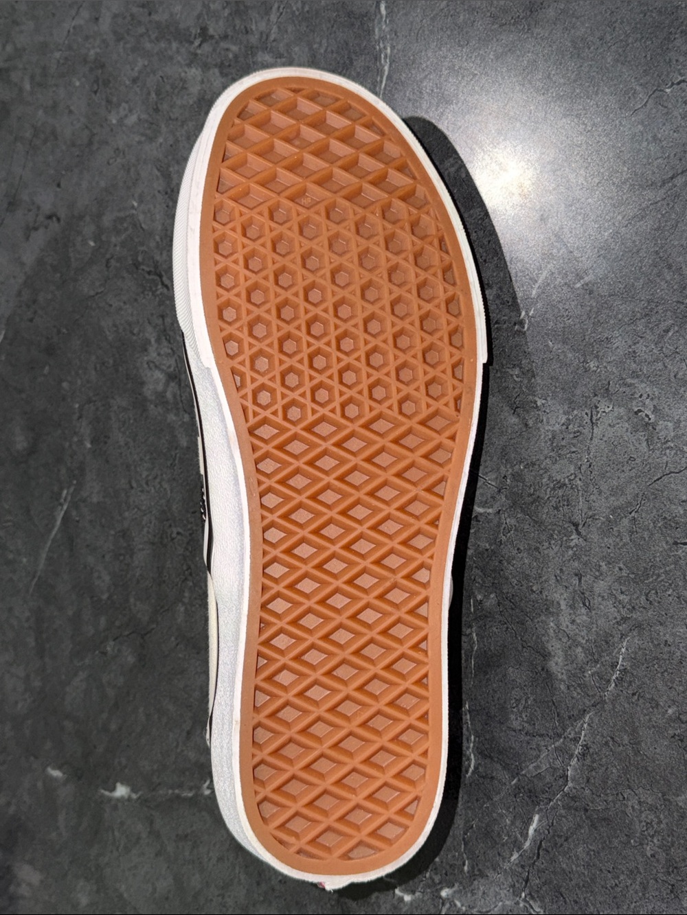Vans Slip-On Checkerboard Shoe - Black & Cream LEFT SHOE ONLY NWOT - Picture 9 of 9